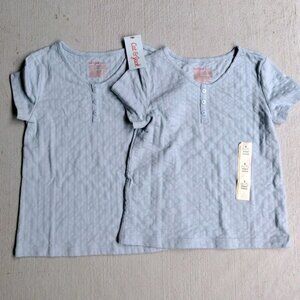 Cat & Jack Girl's Size Small (6-7) Short Sleeve T-Shirt Lot of 2